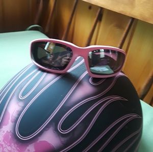 Gmax half helmet and glasses combo